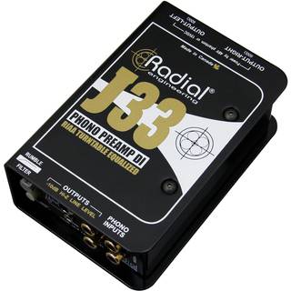 Radial J33 kombinationsboks (RIAA og DI)