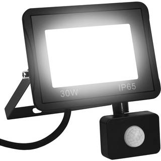 LED-projektør med sensor 30 W kold hvid