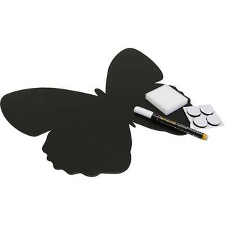 Securit chalkboard taleboble silhouette 27x47cm sort
