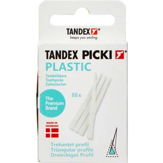 Tandex plasttandstikkere - 80 stk.