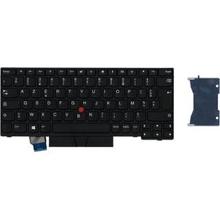 Lenovo - notebook replacement keyboard - with Trackpoint - France - black - Bærbar tastatur - til udskiftning - Fransk - Sort