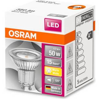 Osram LED pære PAR16 4.3W/827 (50W) 120° GU10