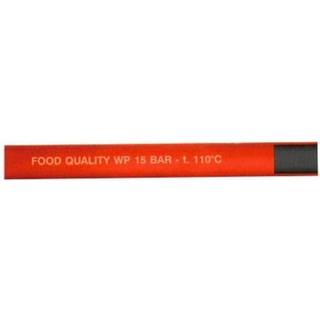 Ferskvandsslange, EPDM-gummi, Food Quality, 13 mm (1/2"), 50 meter, rød