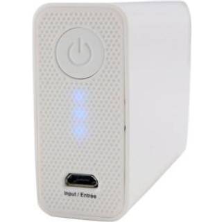 Sinox iMedia PowerBank på 10400 mAh i hvid