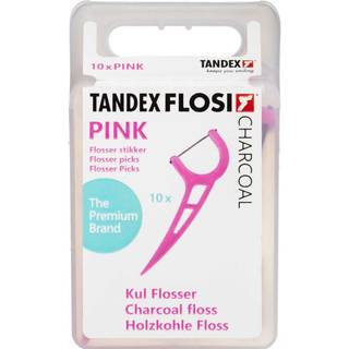Tandex Flosi Tandtrådsbøjler Charcoal 10 stk. PINK
