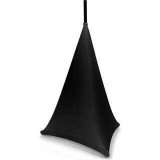 LSS07B Højttalerstanderovertræk sort 70cm TILBUD NU