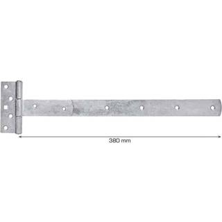 T-hængsel 380 mm galvaniseret