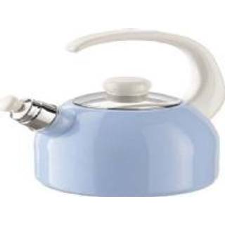 Riess Classic Pastell Wasserkessel 18 cm / 2,0 L nilgrün mit Flöte - Emaille - Grün