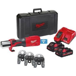 Milwaukee M18 ONEBLHPT-302C GM-SET Pressemaskine med batteri og oplader, 15-22-28