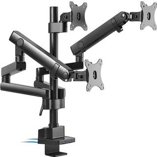 MaxMount Monitor Arm SLIM V2 med USB 3.0-Hubb - 3 Skærmar
