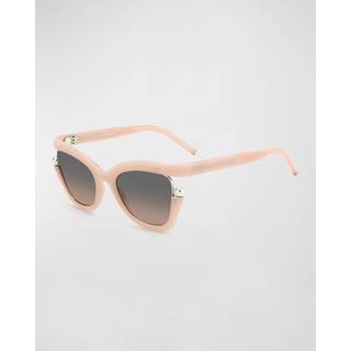 Carolina Herrera CH 0002/S FWM/FF 53 Solbriller Kvinder Lyserød - Transparent Nude Pink - 53mm