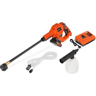 Højtryksrenser med batteri og lader 20 V