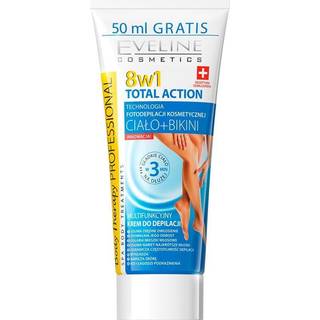 Eveline Cosmetics Total Action Hårfjerningscreme til ben 8-i-1 200 ml - 200 ml
