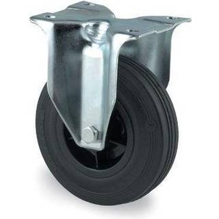 Tente 3478PVR080P62 Industrihjul fast hjul, gummi, plade 105x85 mm 80 mm