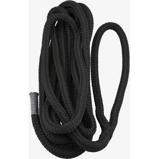 Fortøjningsreb med splejset øje PolyRopes Flexline, flettet polyester, Ø14 mm, 10 meter, sort