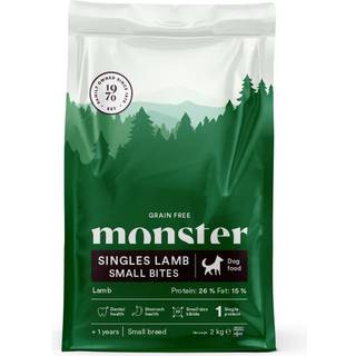 Monster Dog Grain Free Singles Lamb Small Bites - 2 kg