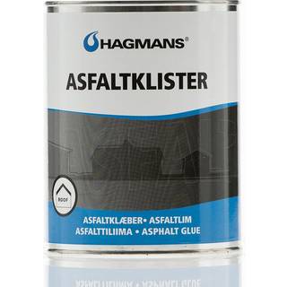 Hagmans Asfaltklæbemiddel Asfaltklister, 1 liter
