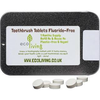 EcoLiving Tandpasta Tabletter Dåse Peppermint Fluorfri