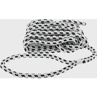 Fortøjningsreb med splejset øje PolyRopes Flexline, flettet polyester, Ø14 mm, 10 meter, hvid/sort
