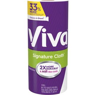 Viva signatur klud papir h?ndkl?der v?lger-et ark stor rulle 12,67 ounce