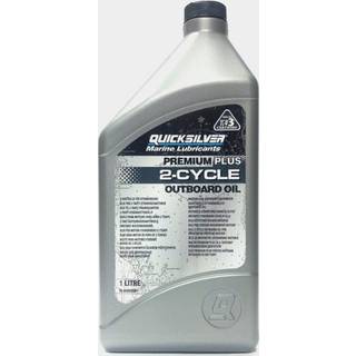 Delsyntetisk olie til 2-takt påhængsmotorer Quicksilver Premium Plus 2-Stroke Marine Engine Oil Synthetic Blend, NMMA TC-W3, 1 liter