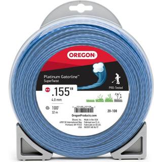 Oregon 20-108 Platinum Gatorline Supertwist Trimmer Line .155-tommer med 100 fods gr?/sort