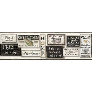 York Wallcoverings g?rd til bordgr?nse - sort | spray med vand og h?ng | Ultra let