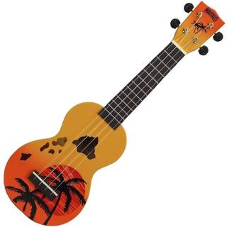 Mahalo Hawaii Hawaii Orange Burst Sopran ukulele