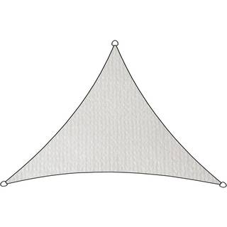 Livin&#39; Outdoor Iseo trekantet solsejl, HDPE plast, hvid, 300 x 250 x 250 cm