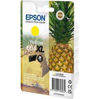 Epson 604XL Singlepack - XL - yellow - original - ink cartridge - Blækpatron Gul