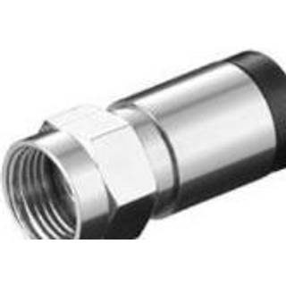 kompression F stik Konnektor 7,0mm - kobber-nikkel