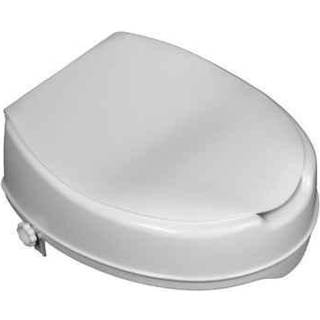 Toiletforhøjer med låg, 15 cm.
