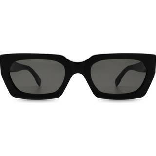 Retrosuperfuture Unisex H5N Teddy Nero Solbriller Sort Sort Firkantet Normal
