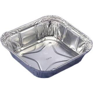 Alubakke 542 ml 153x153x34 mm 100 stk