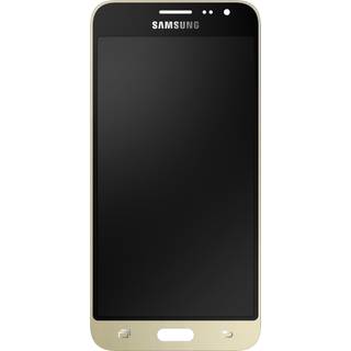 Samsung Galaxy J3 (2016) Skærm med LCD display, guld - Original