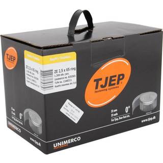 Tjep ringsøm rustfri 4 ZE 2,5x65mm 1300stk/pk linseh. 835365