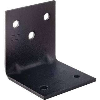 Sst Vinkelbeslag Sort            40x40x4mmx10stx40mm ✓ På lager - klar til levering og afhentning