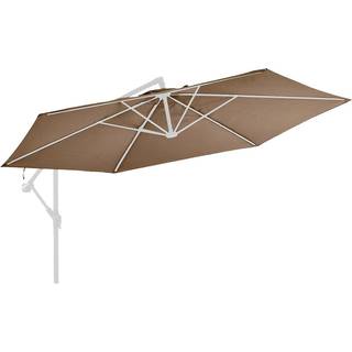 reservestof til fritstående parasol taupe 350 cm