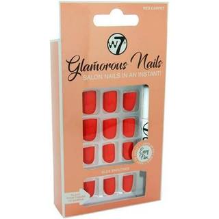 W7 Glamorous Neglesæt Rød m. Lim