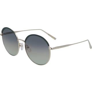 LONGCHAMP Kvinde LO131S 42821 727 Solbriller Metal Guld Grøn Rund Skygge