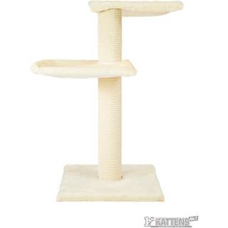 Kradsetræ Mathilde m/2 hylder h 95cm Ø 13cm creme