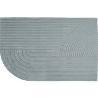 Muuto Relevo gulvtæppe 200x300 Cm - Ensfarvede tæpper Uld Sage Green - 25935
