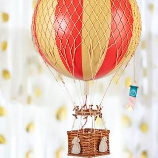 Jules Verne Luftballon true red