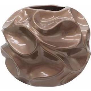 Europalms Design pot BUBBLE-35, brown TILBUD NU gryde boble brun