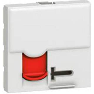 Legrand Cat. 6 udtag utp 2m hvid rød