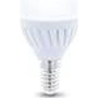 LED-lampe E14, G45, 10W, 230V, 6000K, keramik, kølig hvid