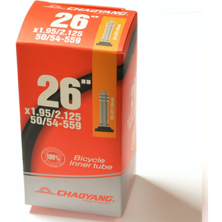 Chaoyang Slange 26 x 1.95-2.125 med 40mm lang Dunlop ventil