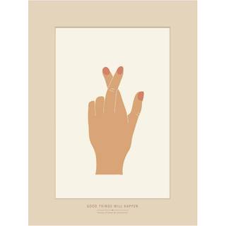 Tilbud: Spar 60% - Good Things Will Happen - Plakat 50x70 cm fra ViSSEVASSE