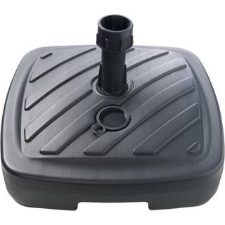 Parasolfod grå plast 12 liter