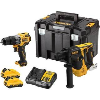 Værktøjssæt DeWalt DCK2102L2T-QW (DCH072 + DCD706); 12 V; 2x3,0 Ah batt.